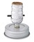Darice Silver Cleveland Vintage Lighting Silver Canning Jar Light Bulb Lamp Adapter